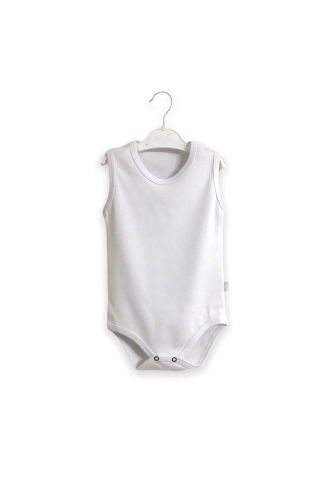 White Baby Bodysuit 2008-01