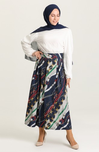 Navy Blue Rok 71324-05