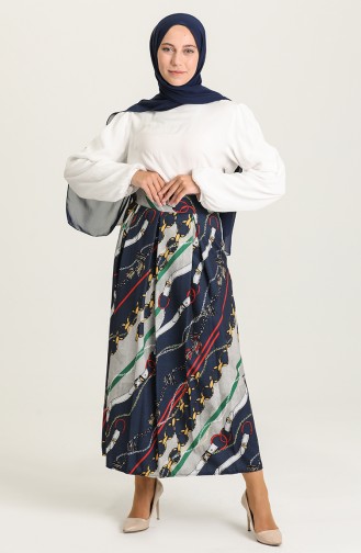 Navy Blue Rok 71324-05