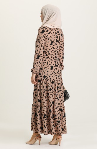 Mink Hijab Dress 15028A-01