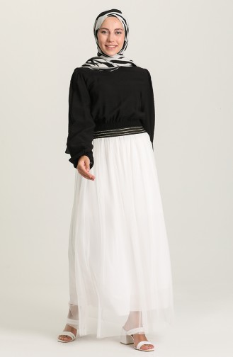 Ecru Skirt 0070-03