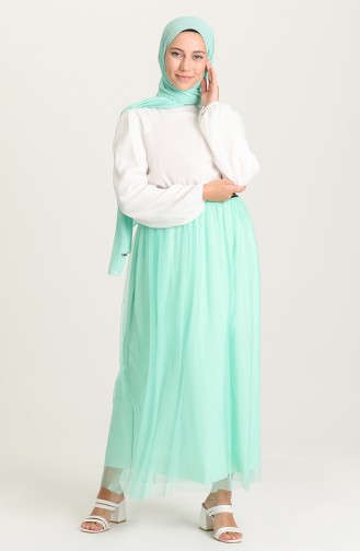 Mint Green Skirt 0070-06