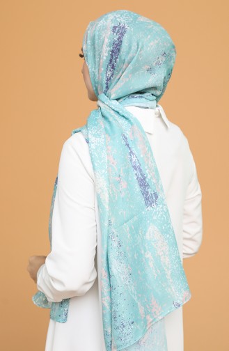 Turquoise Sjaal 50020-12