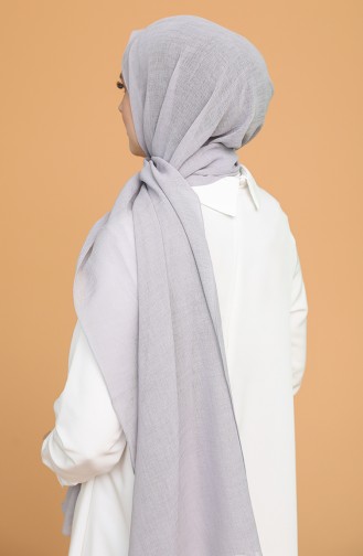 Light Gray Sjaal 90798-20