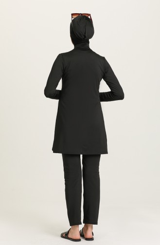 Black Modest Swimwear 1951-01