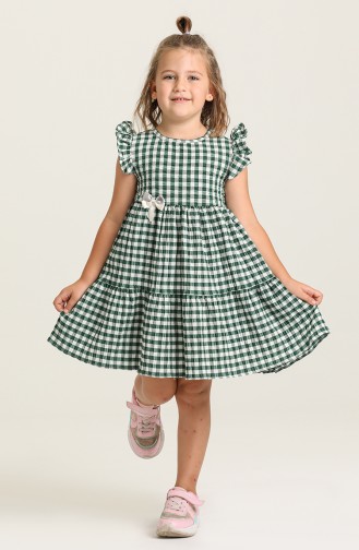 Emerald Green Children`s Dress 5409-06