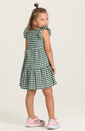 Emerald Green Children`s Dress 5409-06