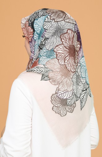 Echarpe Couleur Brun 11404-07