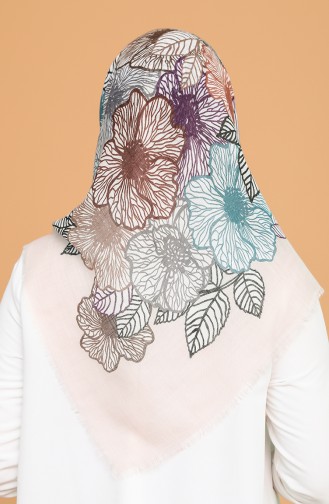 Echarpe Couleur Brun 11404-07