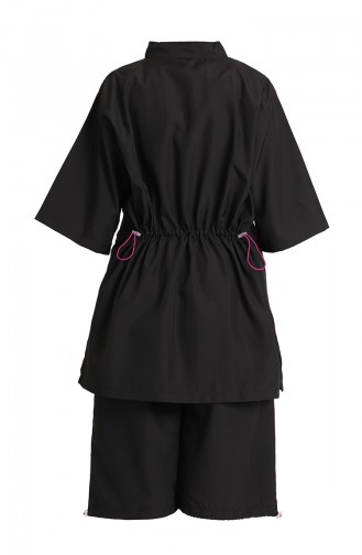 Maillot de Bain Hijab Noir 212051-02