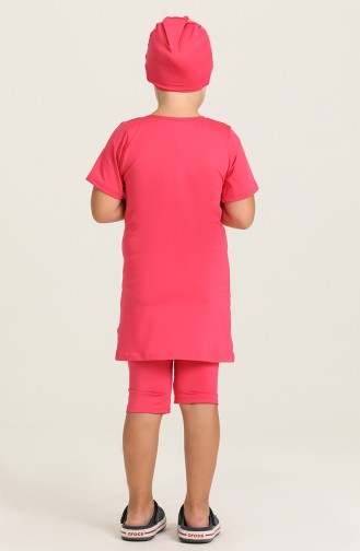 Pink Swimsuit Hijab 0140-15
