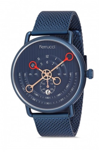 Navy Blue Horloge 1072