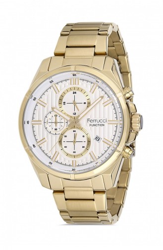 Gold Colour Horloge 1077