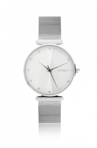 Silver Gray Wrist Watch 333