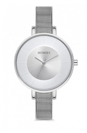 Silver Gray Wrist Watch 502