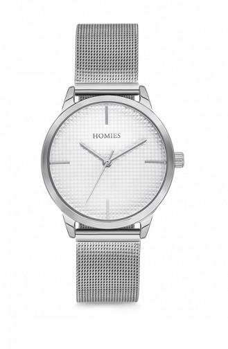 Silver Gray Wrist Watch 505