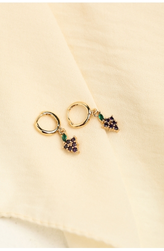 Wisteria Color Earrings 0134-01