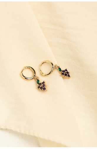 Wisteria Color Earrings 0134-01