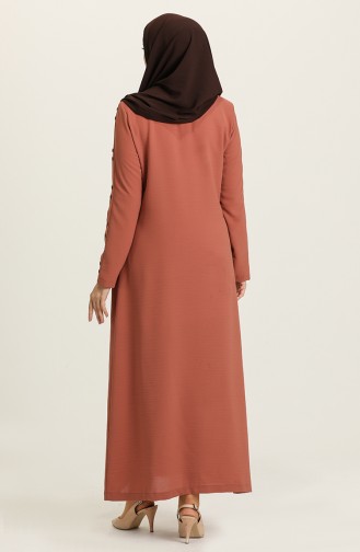 Dark Onion Peel Abaya 0107-01