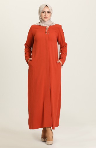 Abayas Couleur brique 0107-07