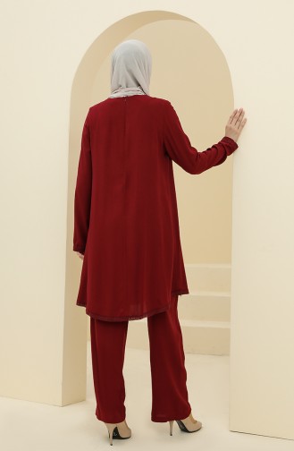 Claret Red Suit 8347-01
