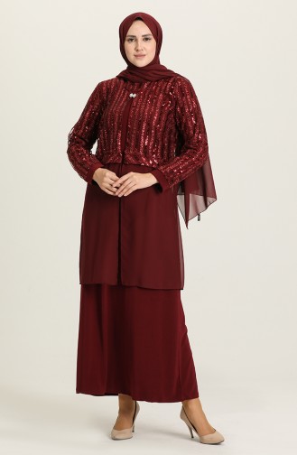 Claret Red Suit 9013-03