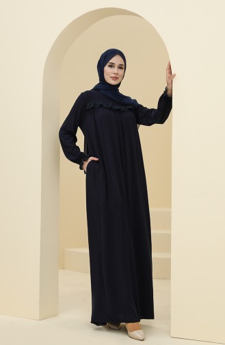 Robe Hijab Bleu Marine 8346-04