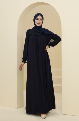 Robe Hijab Bleu Marine 8346-04