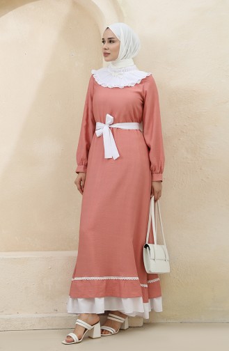 Dusty Rose İslamitische Jurk 8343-02