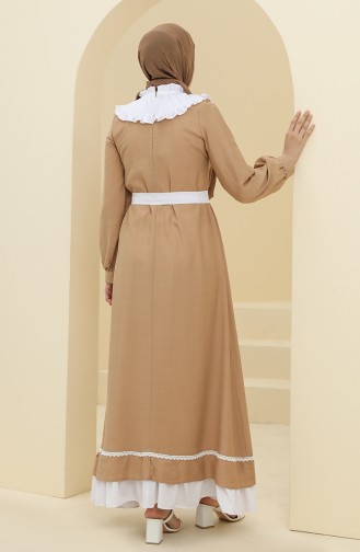 Mink Hijab Dress 8343-05