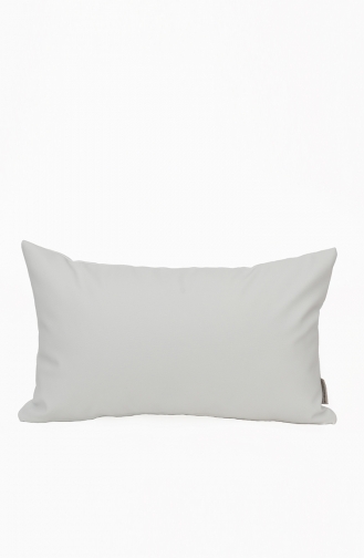 Housse de Coussin En Cuir 138-08 Blanc 138-08