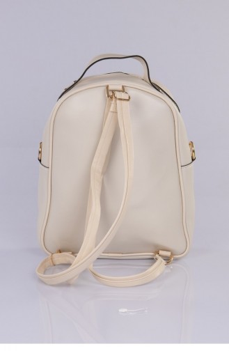 Cream Backpack 2906