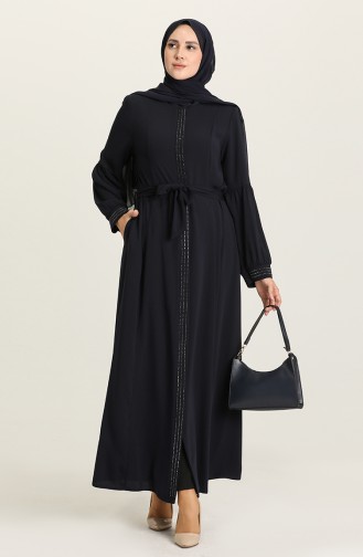 Abayas Bleu Marine 4309-02