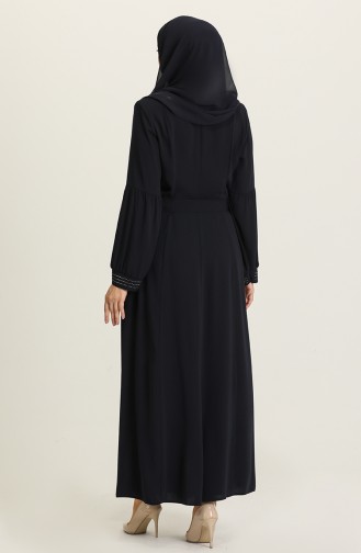 Dunkelblau Abayas 4309-02