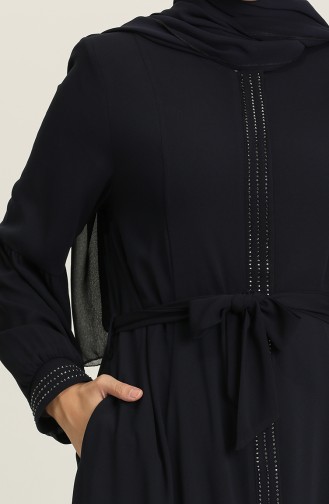 Abayas Bleu Marine 4309-02