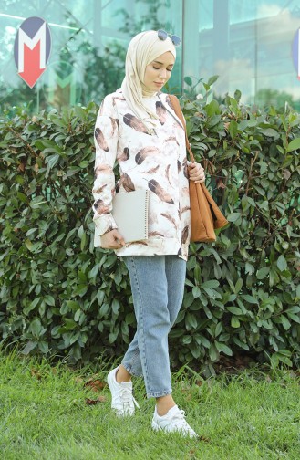 Sweatshirt Beige 5021-01