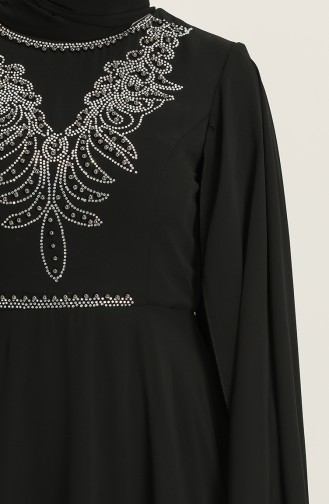 Habillé Hijab Noir 2052-06