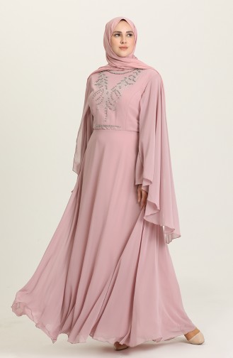 Puder Hijab-Abendkleider 2052-10