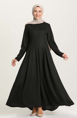 Robe Hijab Noir 5021-02