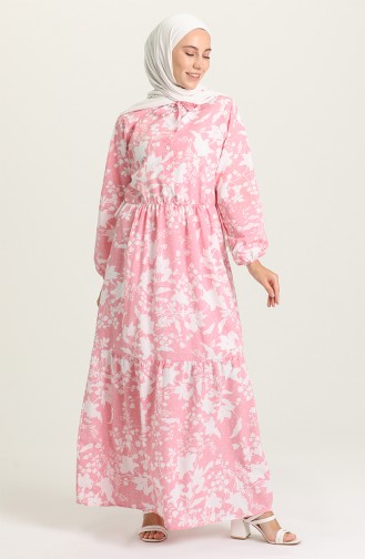 Robe Hijab Poudre 5360A-01