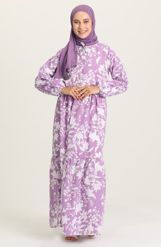 Lilac İslamitische Jurk 5360A-05