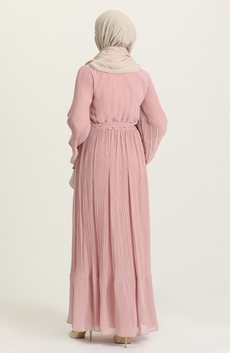 Powder Hijab Dress 3031-01