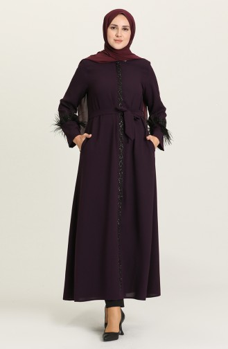 Plum Abaya 9008-04