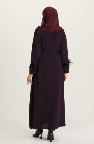 Plum Abaya 9008-04