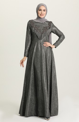 Habillé Hijab Gris 3065-01