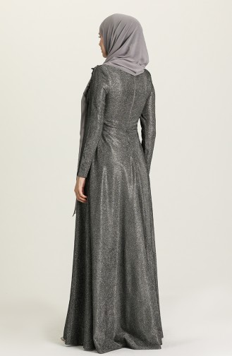 Habillé Hijab Gris 3065-01