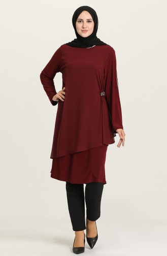 Claret red Tuniek 3038-01