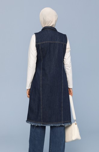 Navy Blue Gilet 6108-02