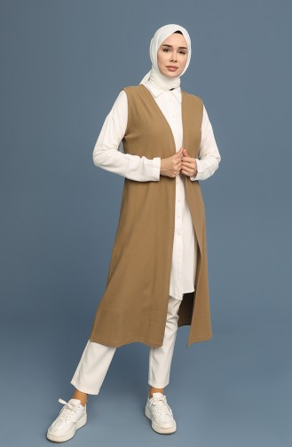 Khaki Waistcoats 8361-01