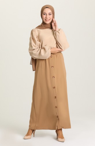 Jupe Beige Sable 1010041ETK-11